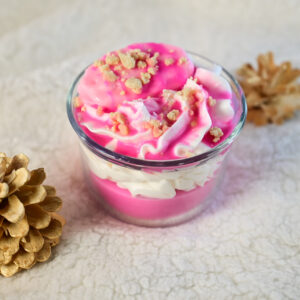 Χειροποίητο κερί με μελομακάρονο Lila Pause