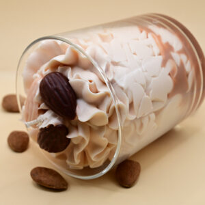 Χειροποίητο κερί με άρωμα Κρέμας Αμυγδάλου