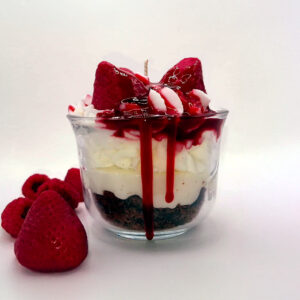 Χειροποίητο κερί cheesecake φράουλα