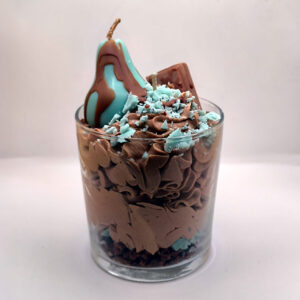 Χειροποίητο κερί αχλάδι σοκολάτα