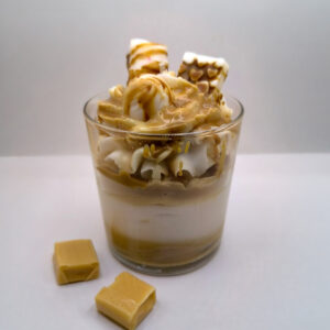 Χειροποίητο κερί με άρωμα λευκή σοκολάτα / καραμέλα βούτυρο