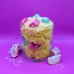 Χειροποίητο κερί με άρωμα λουκούμι